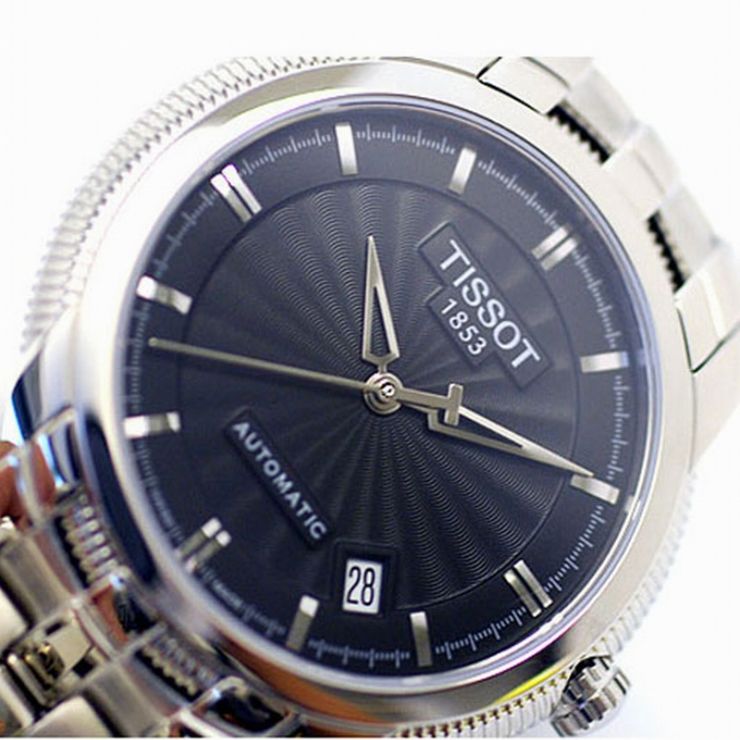 天梭tissotclassic经典宝环系列男士机械腕表t97148353全国联保