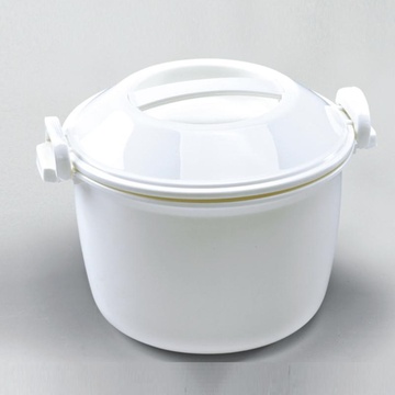 茶花微波双层保温饭煲 专用 蒸米饭锅 煮汤锅 送量杯 饭勺 2703价格