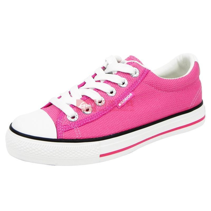 【回力休闲鞋男粉红色42(260)图片】warrior 回力运动鞋 情侣款帆布