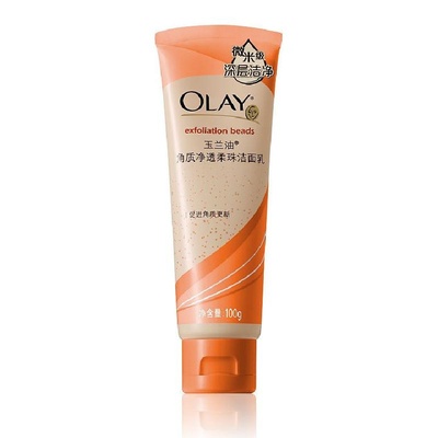 olay玉兰油角质净透柔珠洁面乳100g