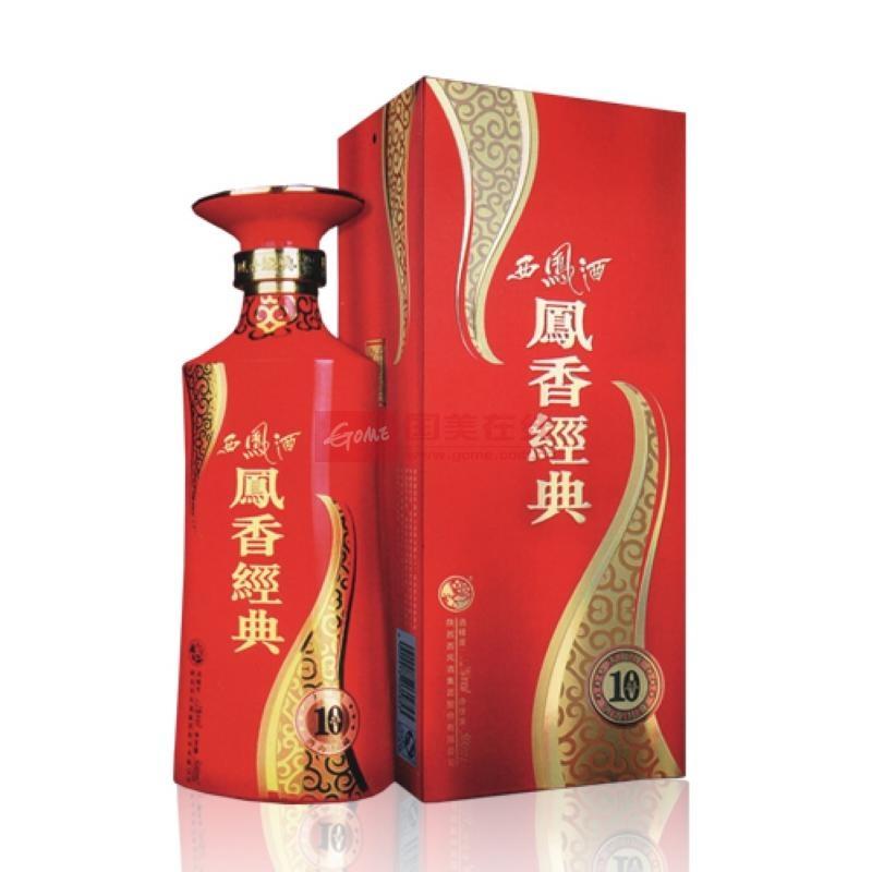 凤香型西凤酒 凤香经典 10年45度500ml