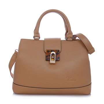 venus维纳斯经典春款时尚杏色手提单肩斜跨包016-1025141