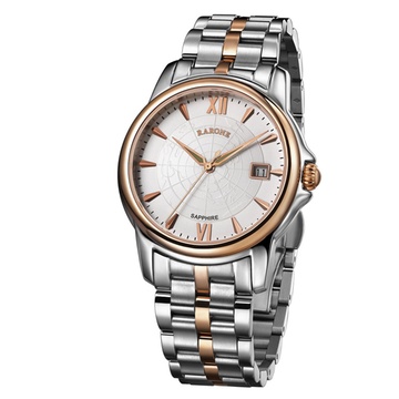 rarone雷诺 卓越系列 商务经典 男石英表 全国联保 831909(白色)