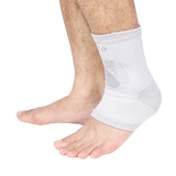 圣蓝戈/Socko 户外登山篮球羽毛球保暖防关节炎运动护具护脚踝护踝T130(灰 S)
