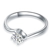 钻石快线 白18k金钻石戒指结婚戒指钻石女戒正品定制V1500NJ-124