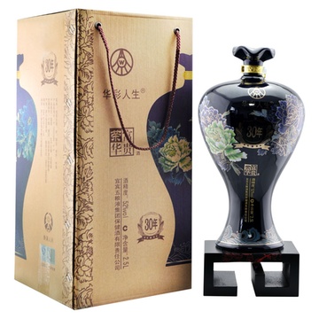 52度五粮液华彩人生荣华富贵30年露酒25l