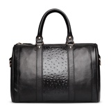 朱尔新品韩版牛皮女包女士包包2013新款潮女手提包包包真皮女包包(520黑色)
