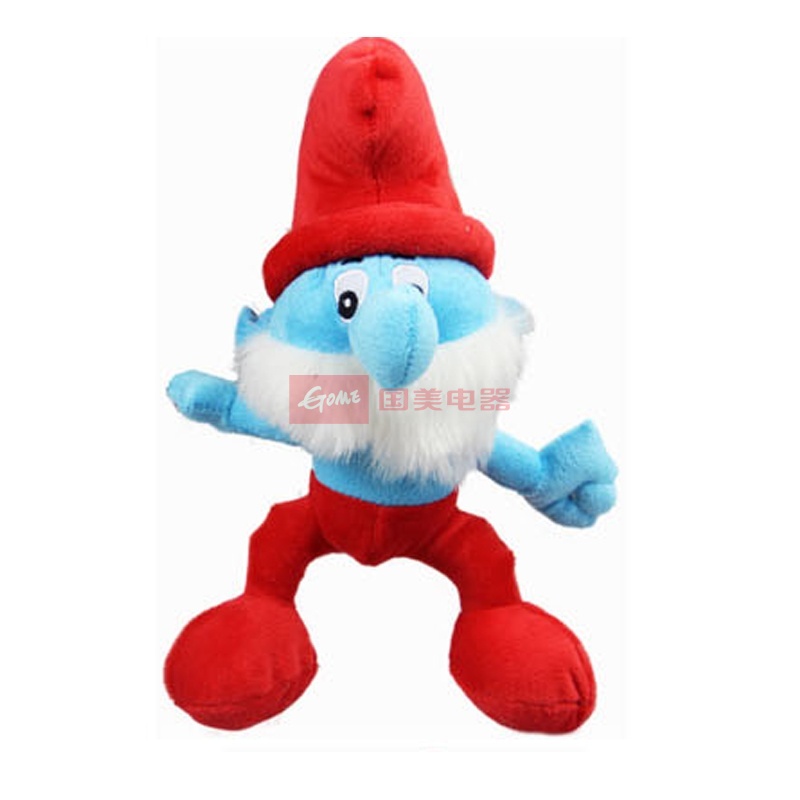 庐星红衣服蓝爸爸28厘米毛绒/布艺