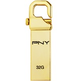 必恩威（PNY）金虎克 USB2.0 32GB 金色 优盘