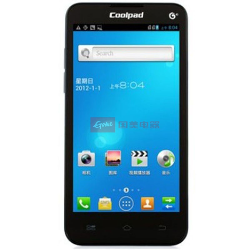 手机酷派coolpad80793g手机tdscdmagsm双核处理器黑色套餐一8g内存卡