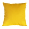 犀牛时尚靠垫纯棉纯色帆布抱枕沙发靠枕素色抱枕 枕套可含芯多款(黄色 30*50cm（不含芯）)