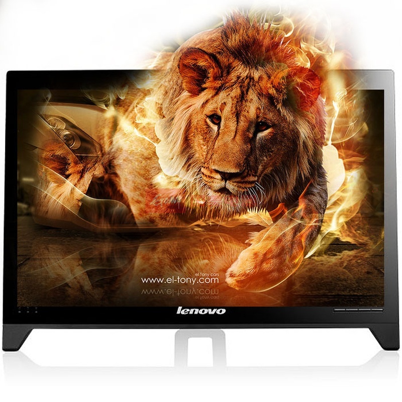 联想c240 一体机台式电脑(双核1017/2g/500g/18.5寸)