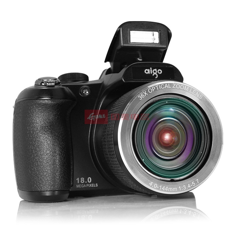 【爱国者h100数码相机套餐一图片】aigo/爱国者h100数码相机3寸翻转屏