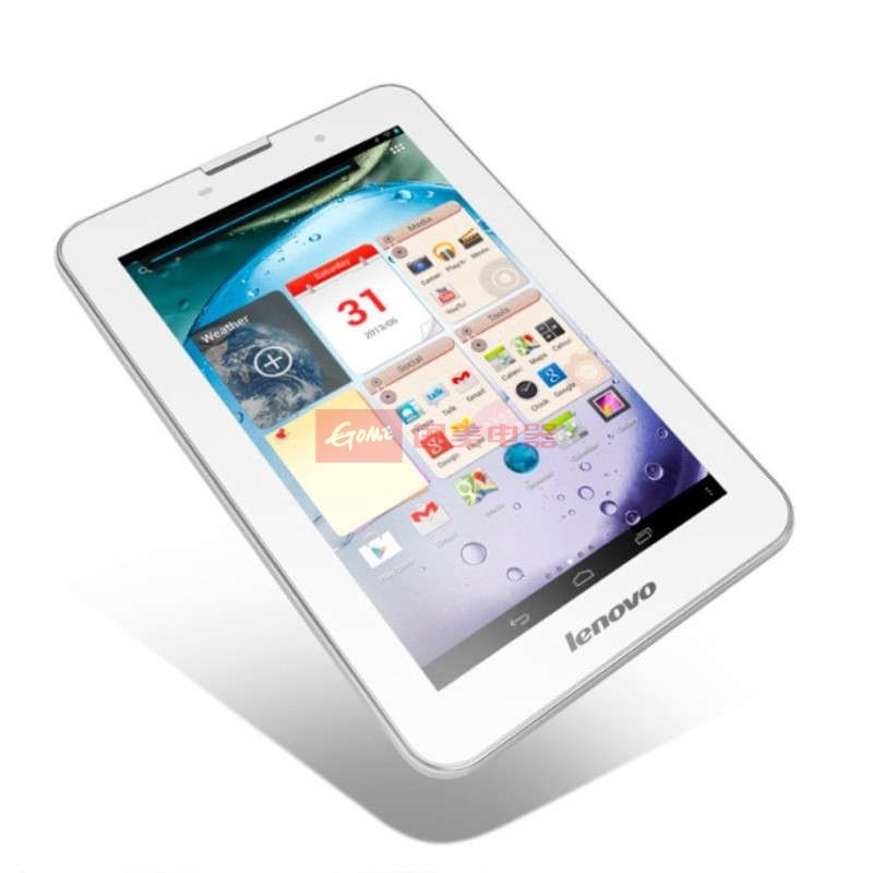 联想lenovoa5000电信3g支持短信语音7英寸平板电脑白色8g