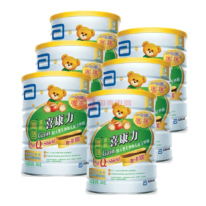 【雅培2段奶粉图片】雅培 金装喜康力2段智护罐装 900g*6图片大全