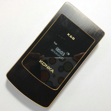 手机 康佳手机 康佳(konka) k68 翻盖手写双屏 双卡双待 大音量大字体
