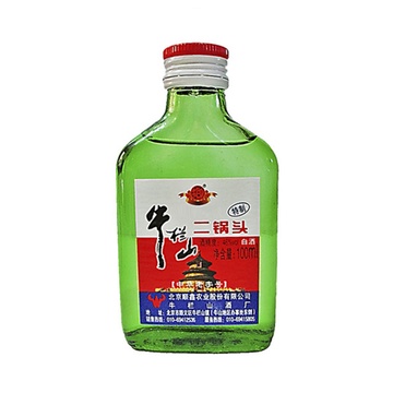 牛栏山扁二牛栏山二锅头100ml扁二