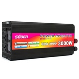 索尔 豪华型HDA-3000W 足功率逆变器 12V转220V 带充电功能
