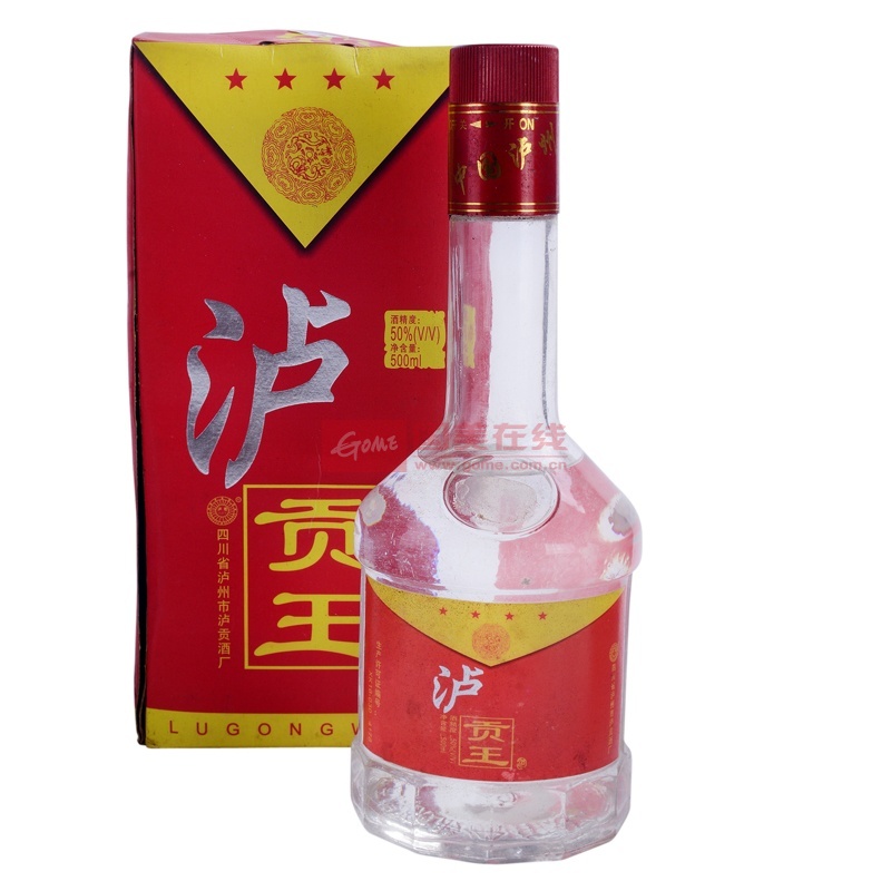 【四川韩滩液白酒】歌德盈香 陈年白酒 泸贡王酒2004年 50度 500ml
