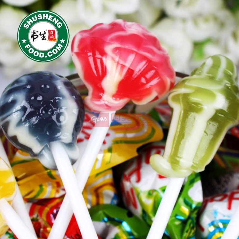 韩国乐天 七彩冰激凌棒棒糖11g