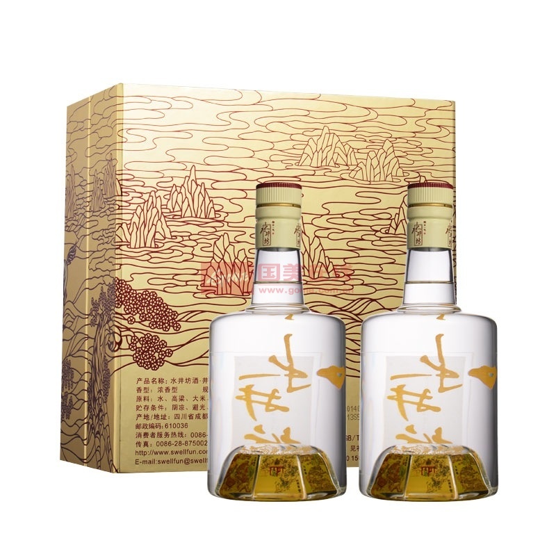 52°水井坊酒 井臺2014馬年禮盒 500ml*2