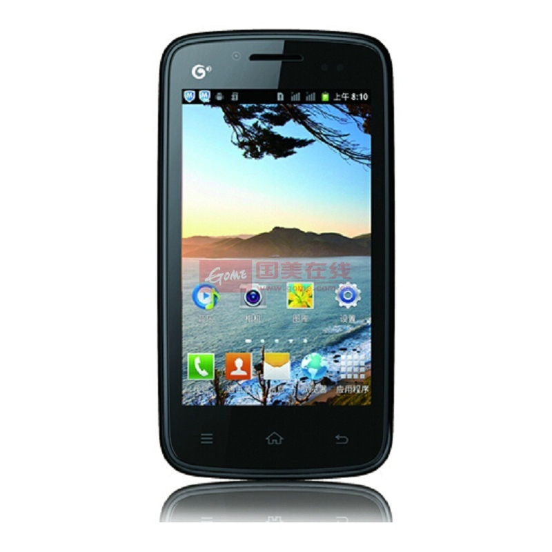 【手机黑色图片】波导(bird)t9500 移动3g 双卡双待智 4寸安卓4.