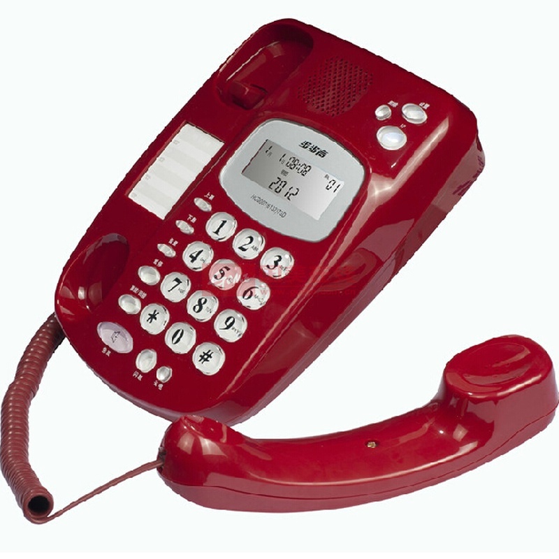 步步高(bbk)hcd6132电话机 固定电话 座机 家用大铃声 水晶夜光按键