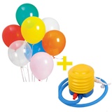 大贸商 婚庆用品 婚庆气球 气球拱门 10寸圆形珠光气球汗气筒 100个 AF00966