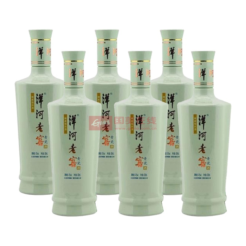 【江苏洋河白酒】洋河 老窖 青瓷 42度 500ml*6 整箱装图片展示-国美