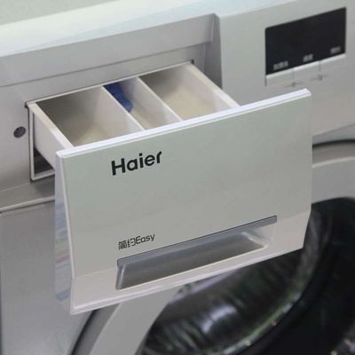 海尔(Haier) XQG70-10266A 7公斤 节能滚筒洗衣机(银灰) 快速洗涤(仅限北京地区)