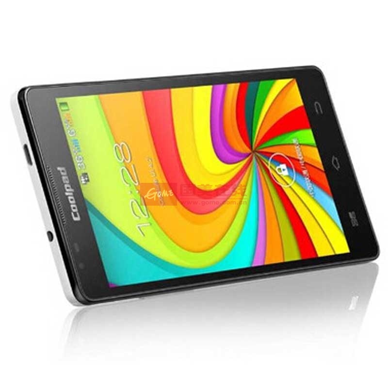 酷派coolpad7270联通3g手机四核智能白色官方标配