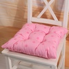 冬季加厚保暖 磨毛学生波点-粉色坐垫办公室椅子 垫餐椅座垫 款式随机(粉红色 40*40cm)