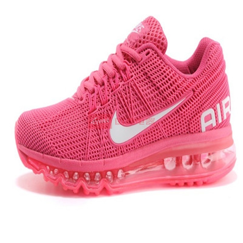 耐克正品nike air max2014探路者全掌气垫时尚运动男鞋 (粉色 36)图片