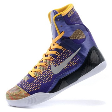 专柜 新耐克/nike kobe ix kb9科比9代高帮 zk9精英酷彩篮球鞋(紫色