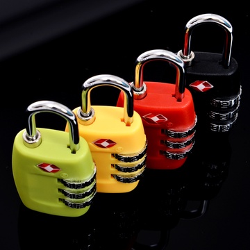 tsa密码锁出国海关锁 安全防盗锁拉杆箱包旅行箱防盗锁托运通关锁行李