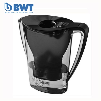 倍世（BWT）滤水壶 德国进口家用净水器过滤水壶(黑色 2.7L)