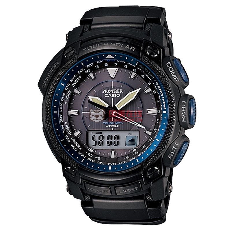 【卡西欧prw-5000-1d日韩品牌表prw-5050bn-1d】卡西欧(casio)六局