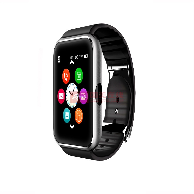 【安易讯s6智能穿戴设备黑色s6】智能手表s6(黑色 s6)图片展示-国美
