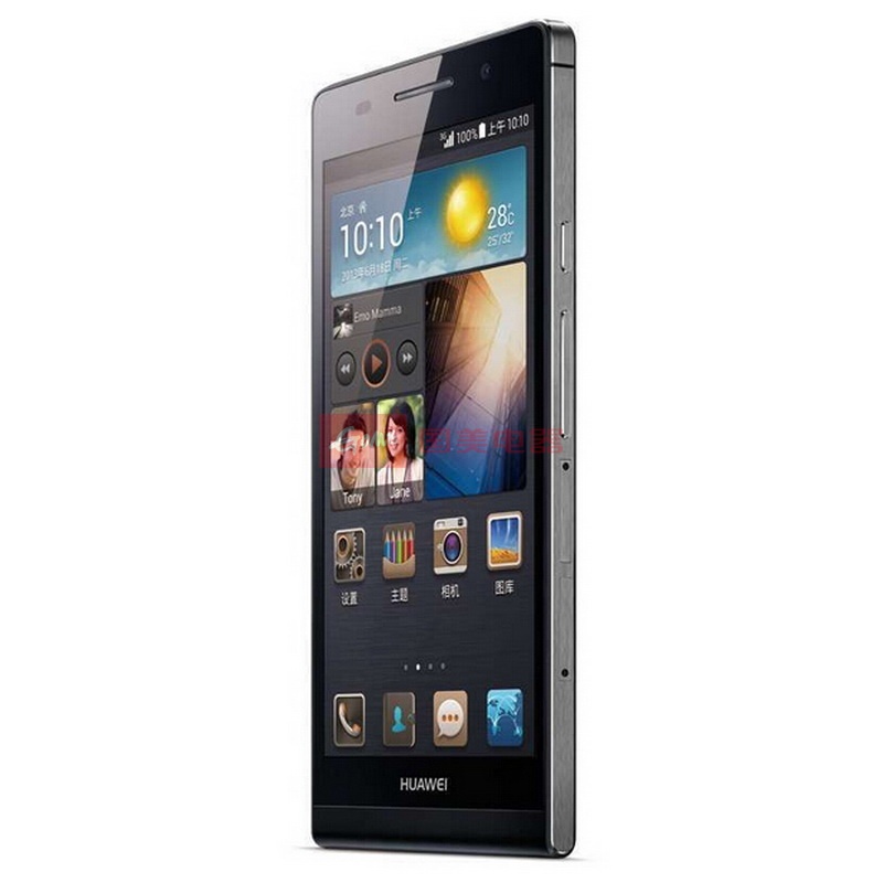 华为(huawei)p6-t00 四核超薄 移动3g智能手机 4.7英寸屏(黑色)