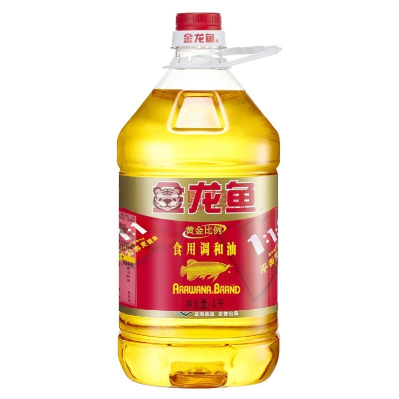 金龙鱼 黄金比例调和油4l