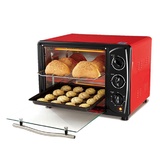 Bestday/贝尔斯顿 KX-32L01上下馆独立控温 四层卡槽设计 旋转烤叉 32升大容量电烤箱