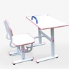 未来树多功能环保儿童书桌小孩可升降学习桌椅套装写字桌台小学生(普通款粉红色)