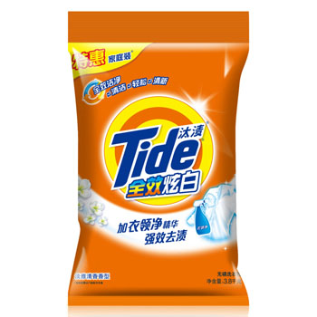 汰渍全效炫白加衣领净精华洗衣粉3.8kg
